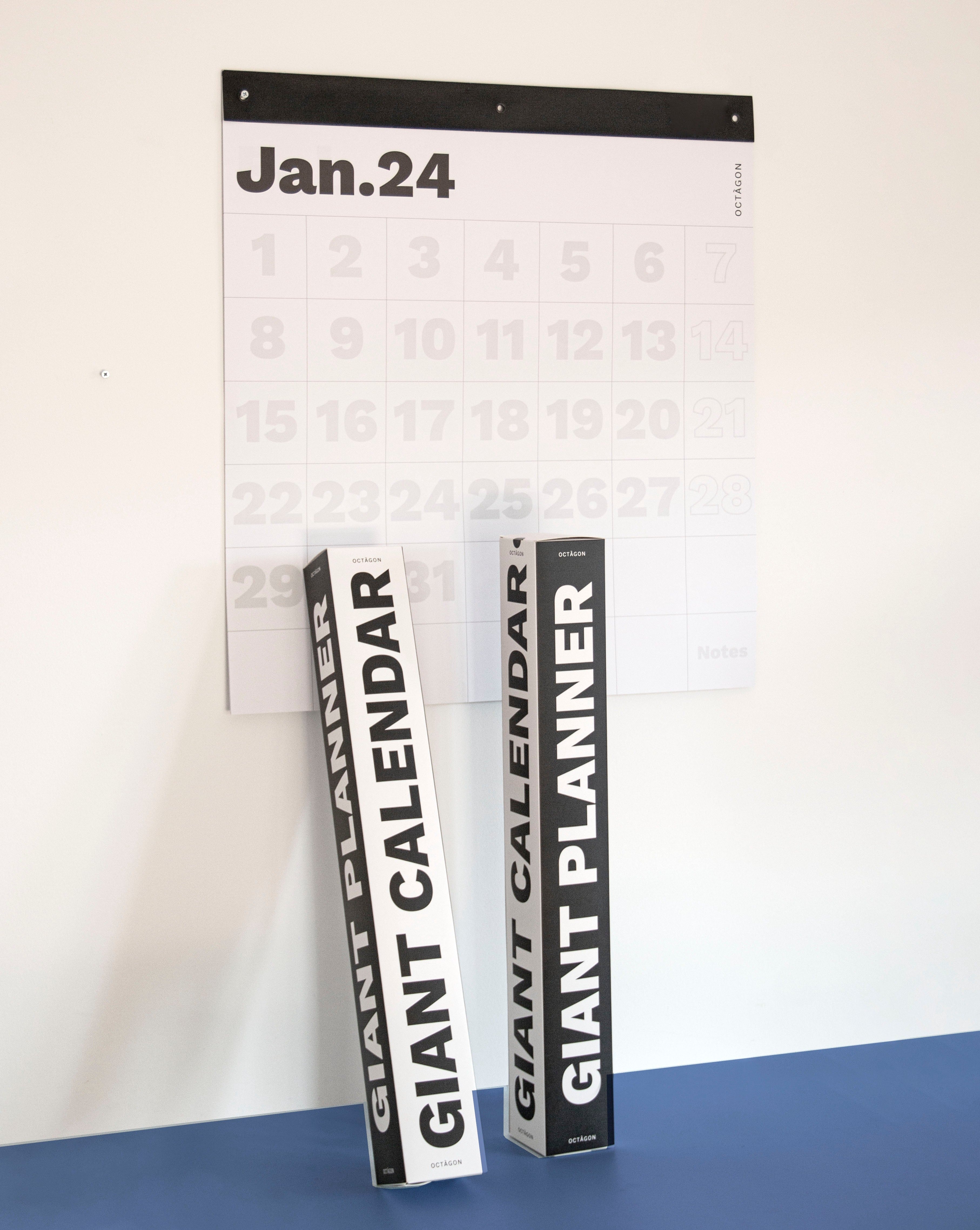Jumbo Print Calendar with Pen