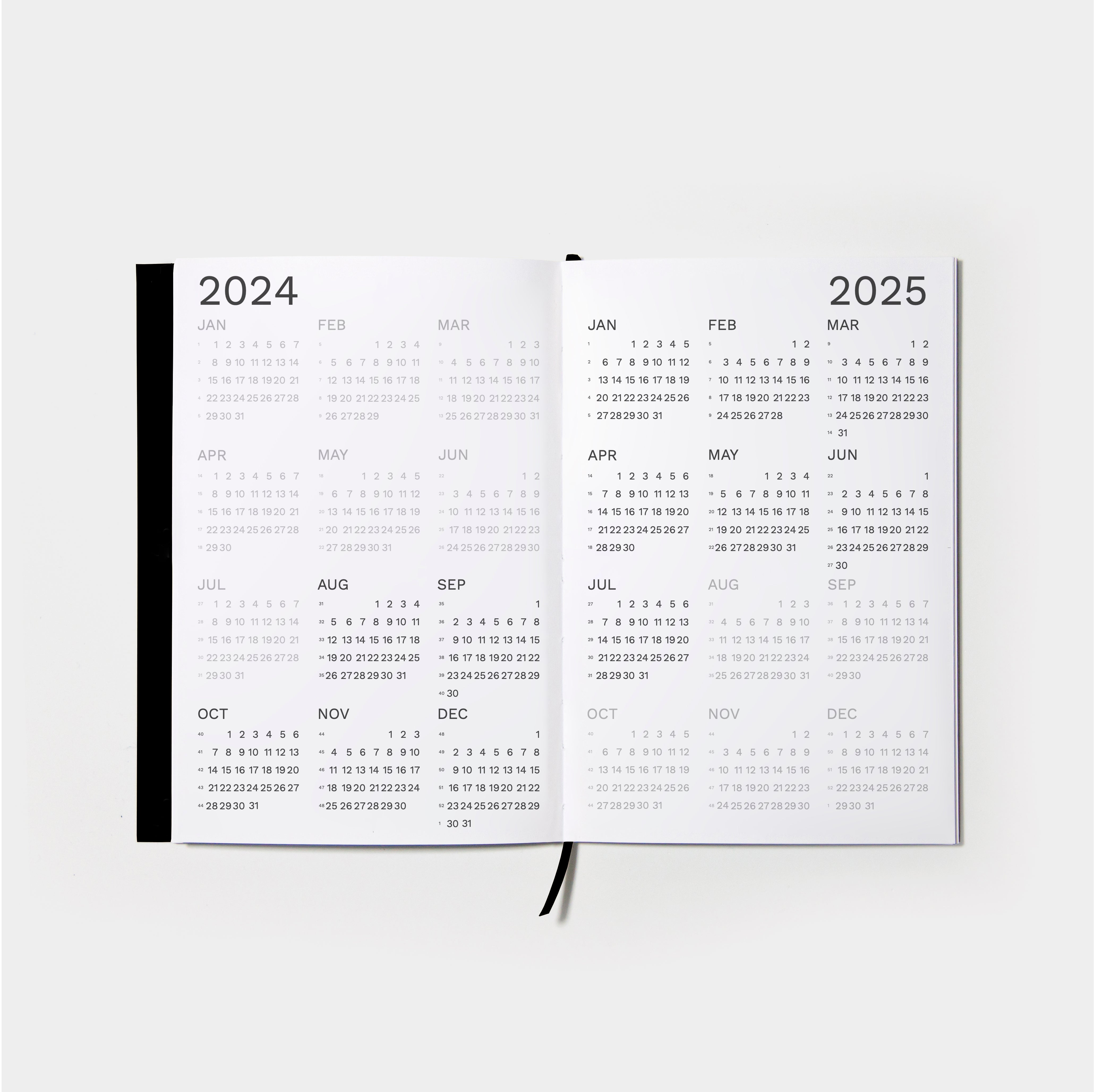 2024/2025 Weekly Planner Similar A5 size | Two years