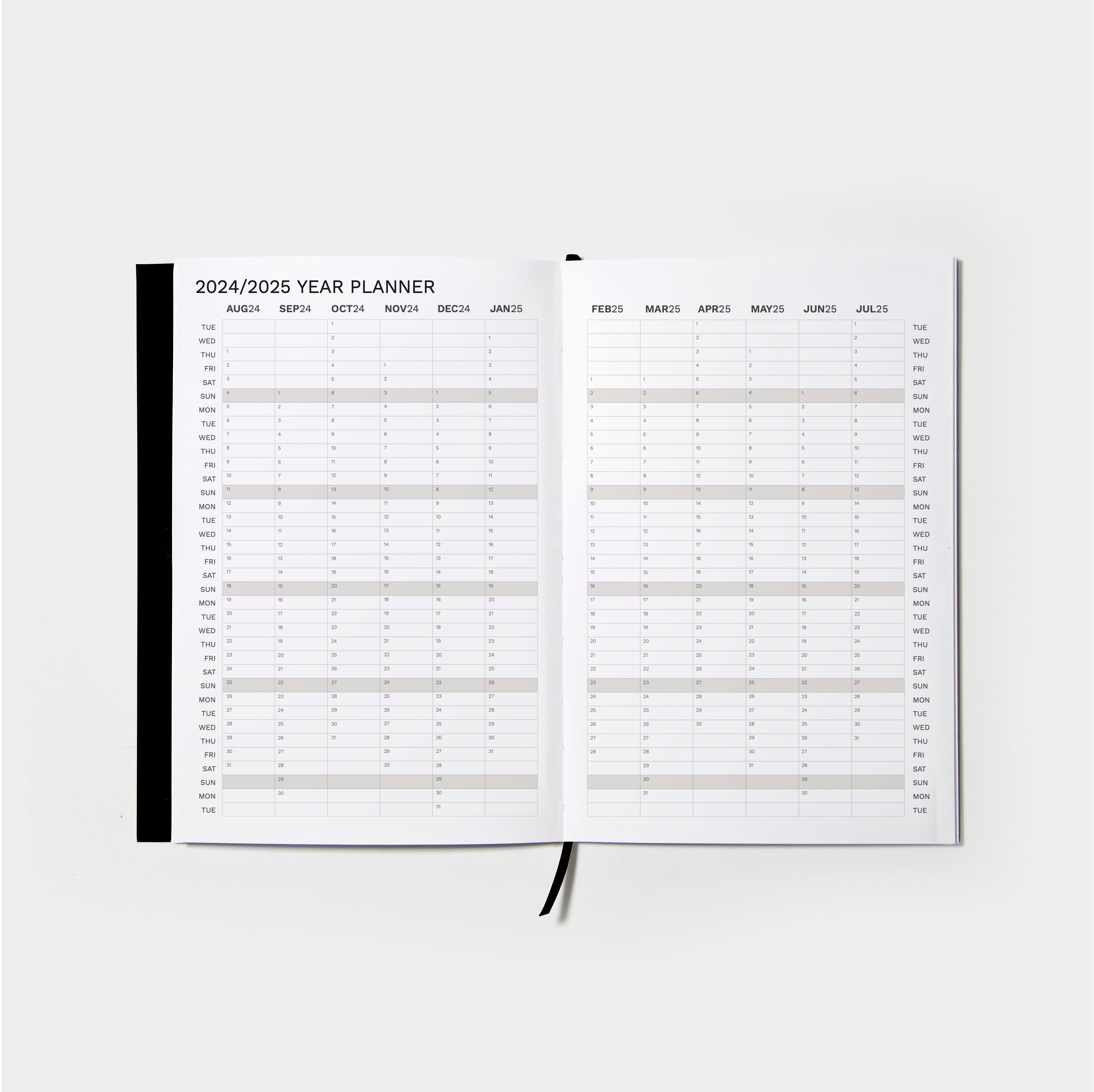 2024/2025 Weekly Planner Similar A5 size | Year Planner