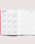 OCTÀGON DESIGN | "2024 Monthly Planner Similar A5 size" Monthly planner. 2024 - 2025 calendars template