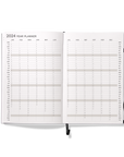 2024 Weekly Planner | Similar A5 size | Black