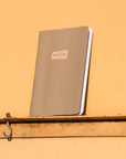 "Sketchs" Plain paper notebook. Lined cover brown colour.| OCTÀGON DESIGN 