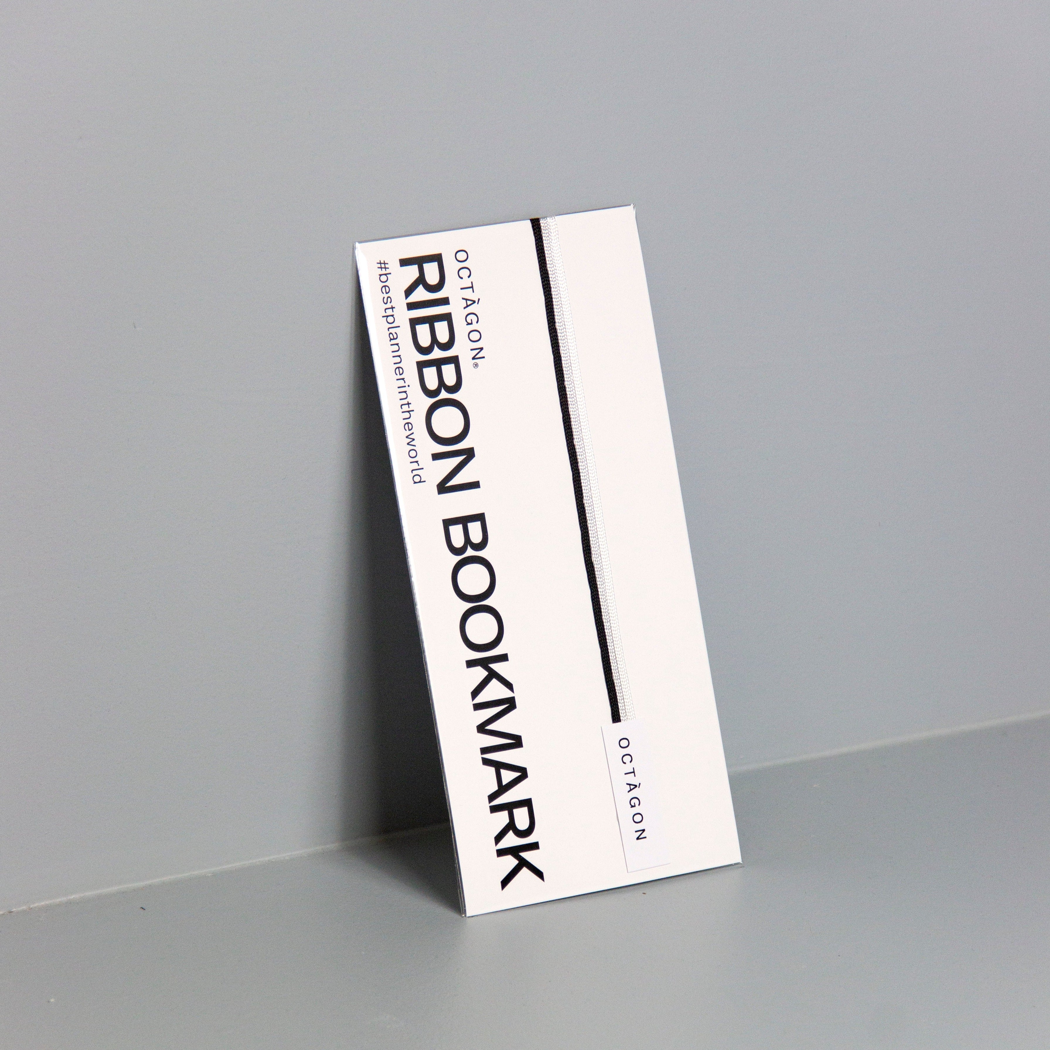Black & Silver Ribbon Bookmark – Hustle & Purpose NYC
