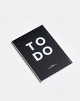 OCTÀGON DESIGN | To Do | Notepad | Black color and white typography. 