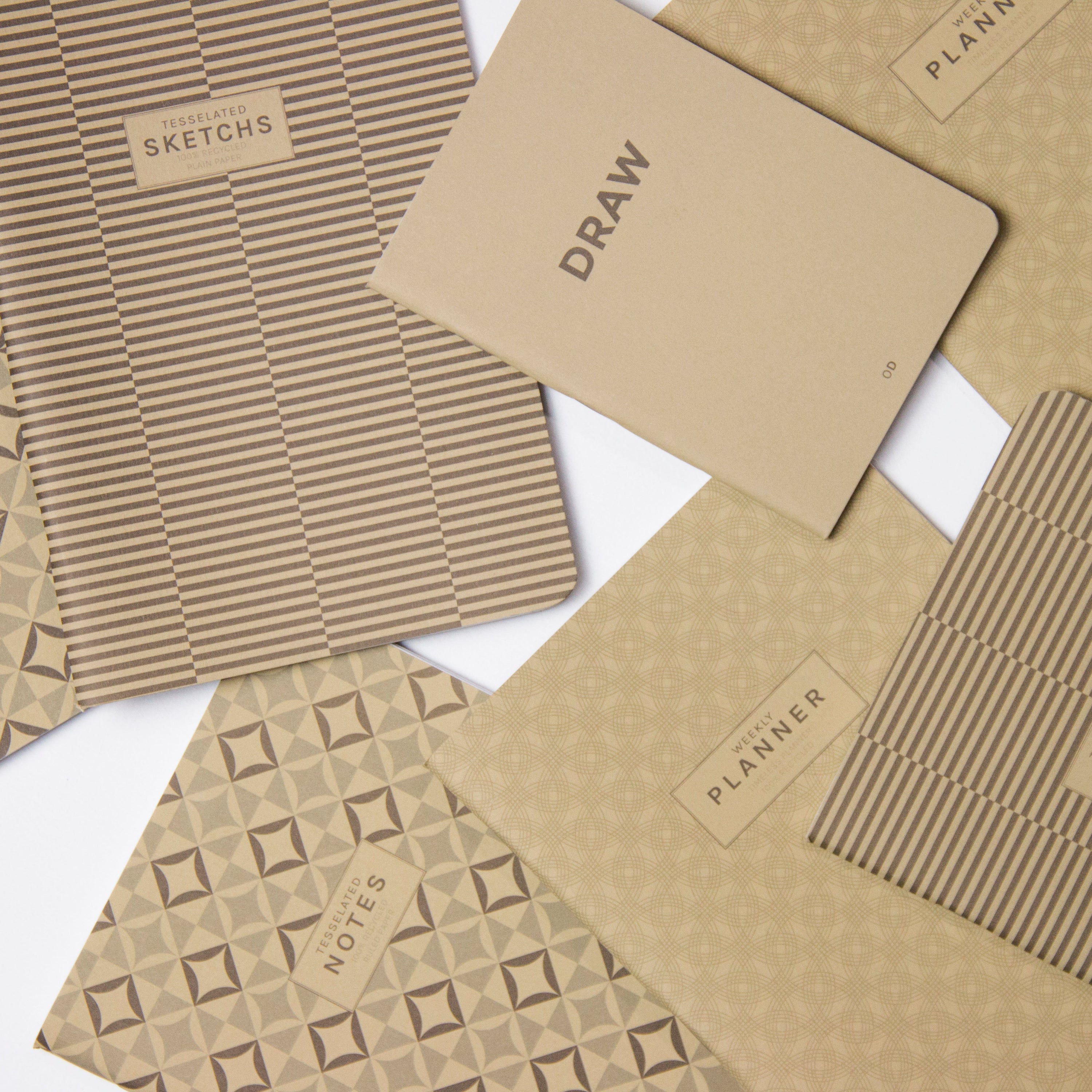 Octàgon Design Recycled paper notebooks collection