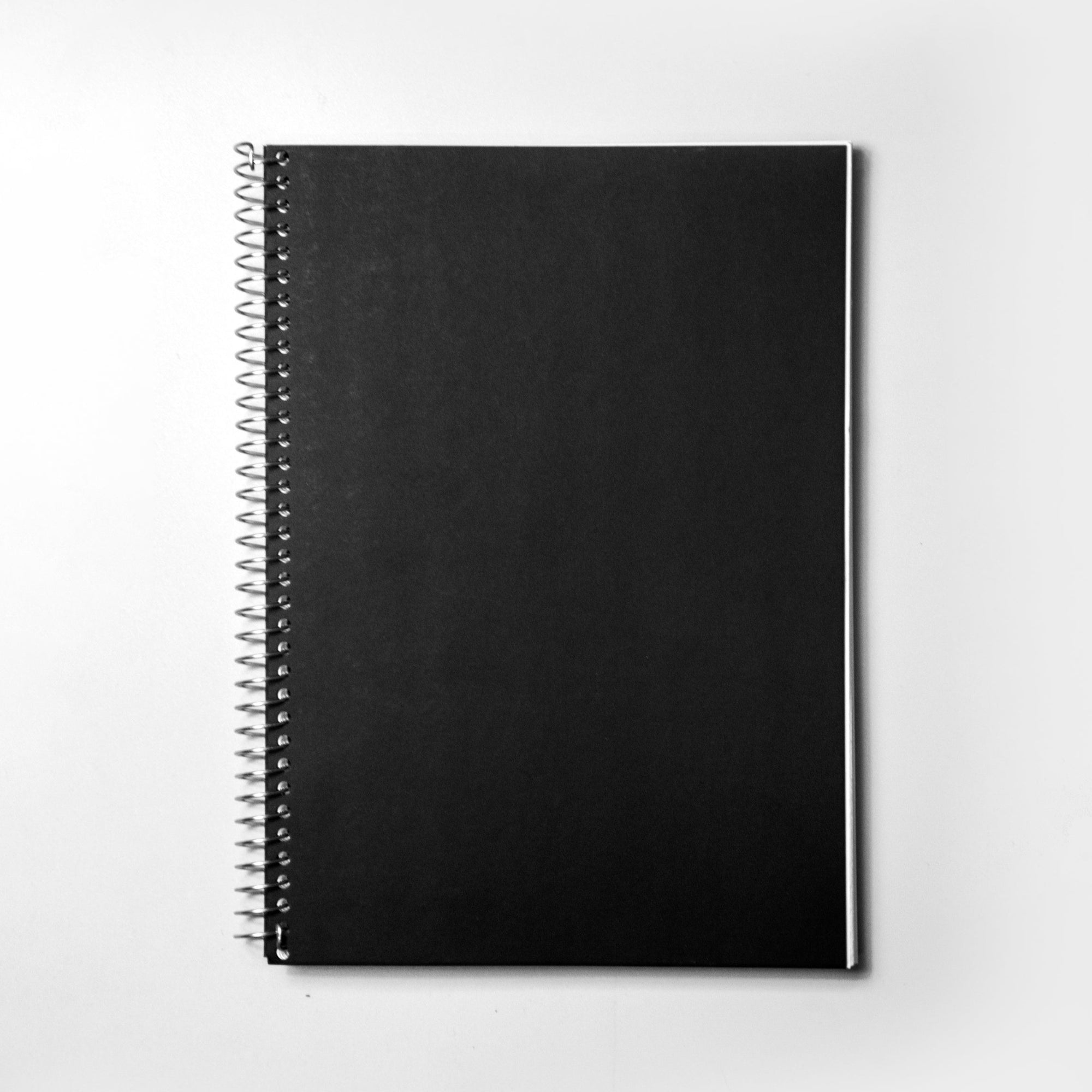 Best black cover spiral notebook. From Octàgon Design