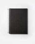 CUSTOM | Spiral notebook | Black | 144 pages | Similar A5