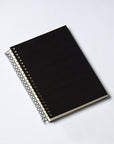 CUSTOM | Spiral notebook | Black | 144 pages | Similar A5