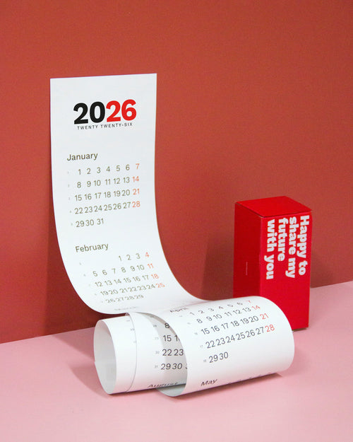 2026 Vertical Calendar, best calendar, from Octàgon Design.