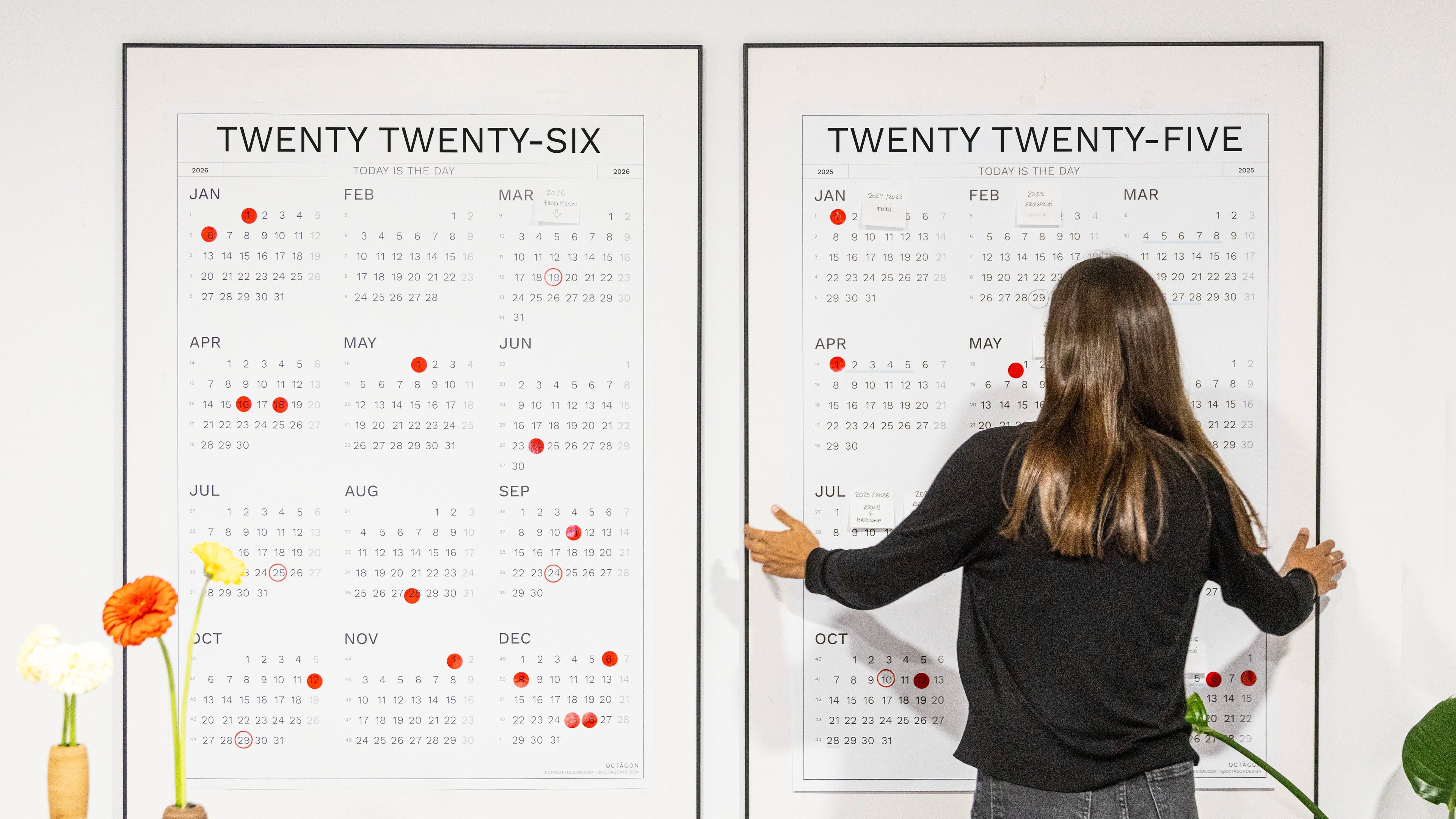 Best 2026 wall calendar from Octàgon Design