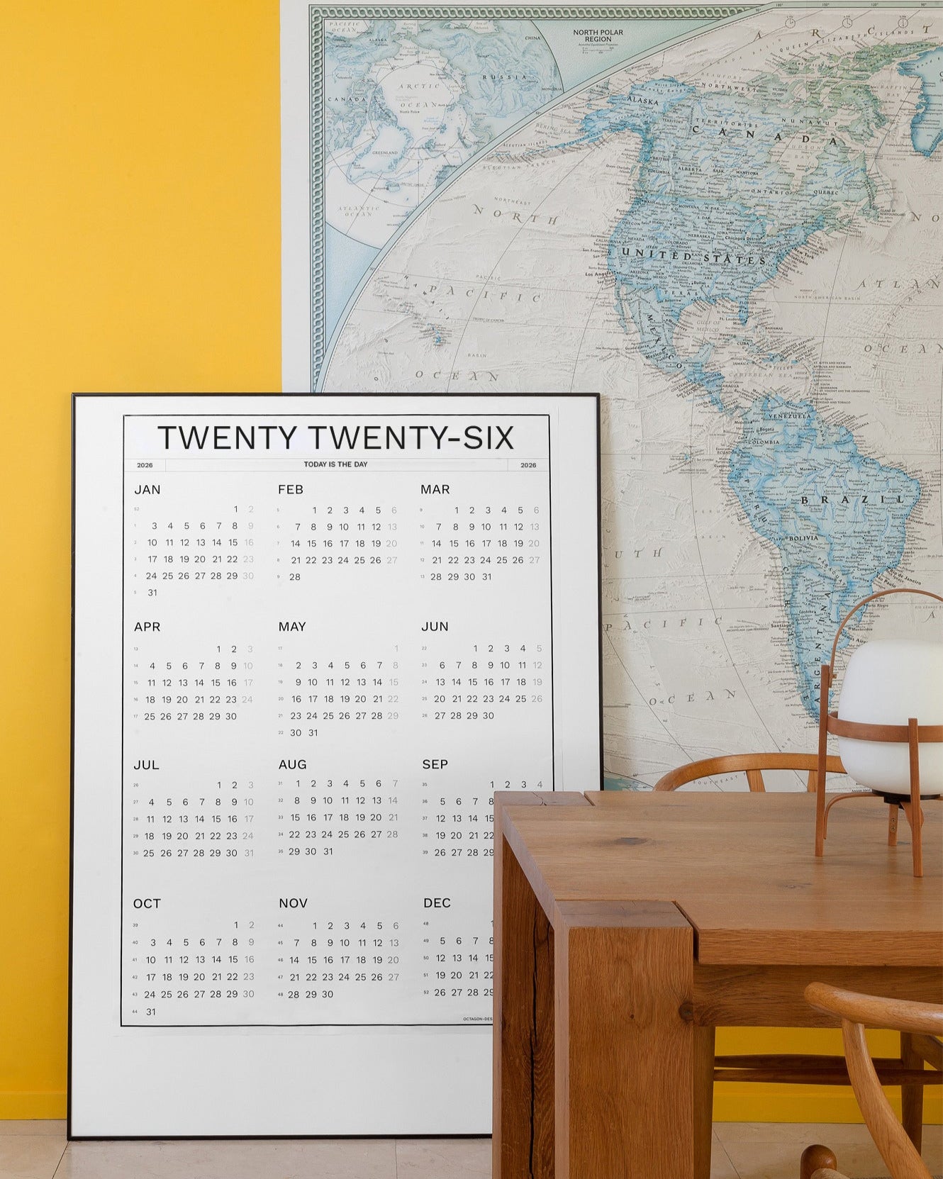 Best 2026 wall calendar from Octàgon Design