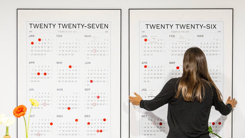 2027 Wall Calendar by Octàgon Design. Office style image.