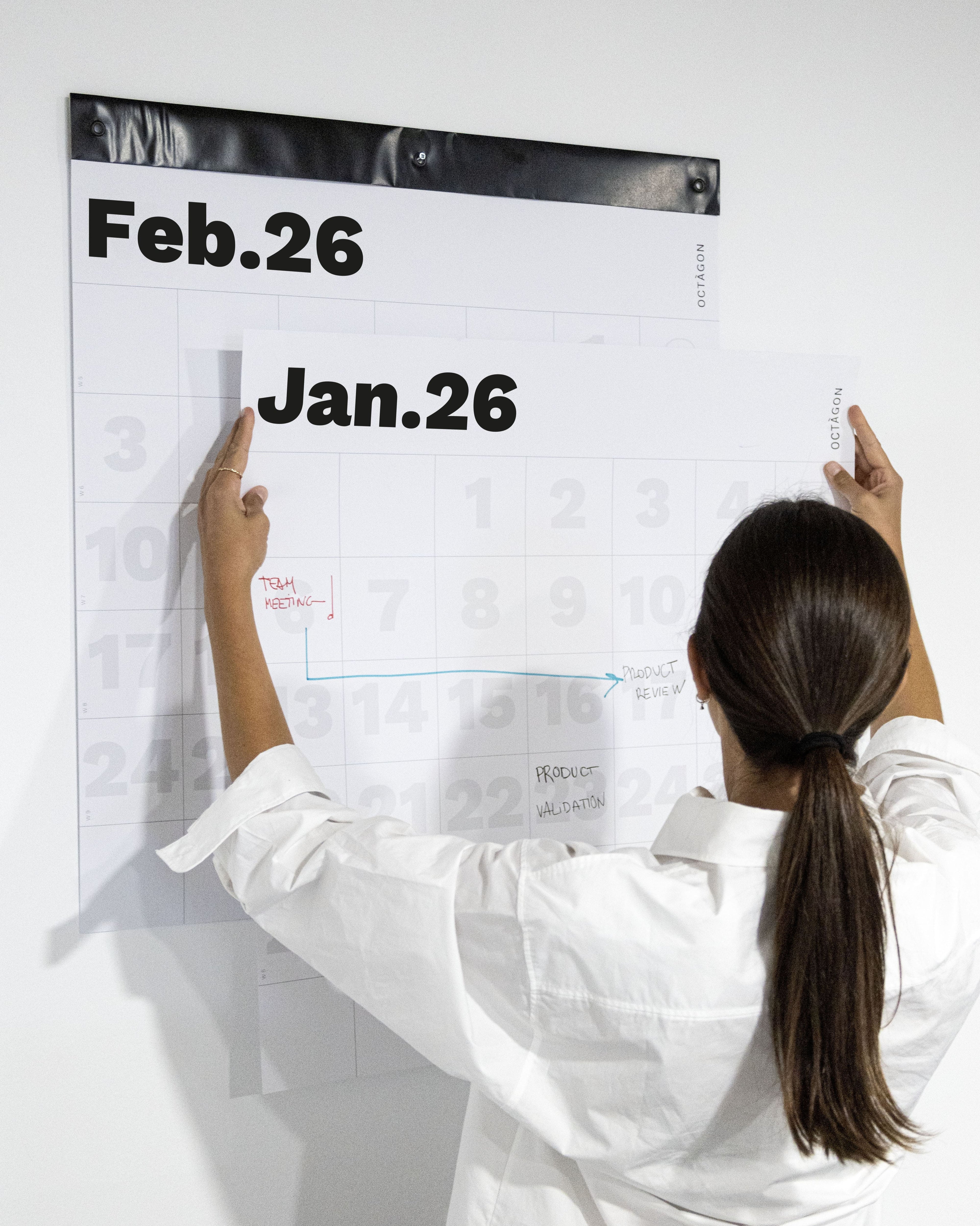 2026 Octàgon Design Giant Wall Planner