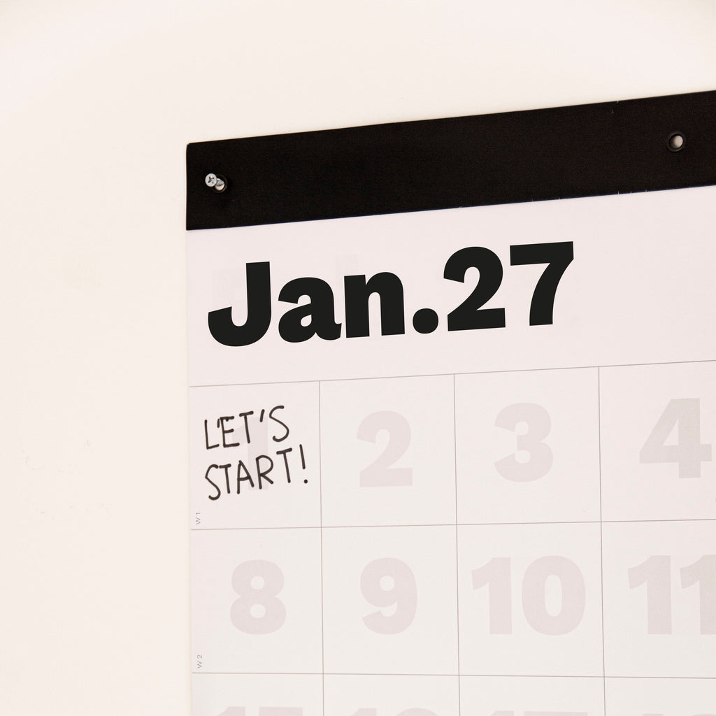 2027 Giant Wall Planner or Calendar by Octàgon Design. Planning session.