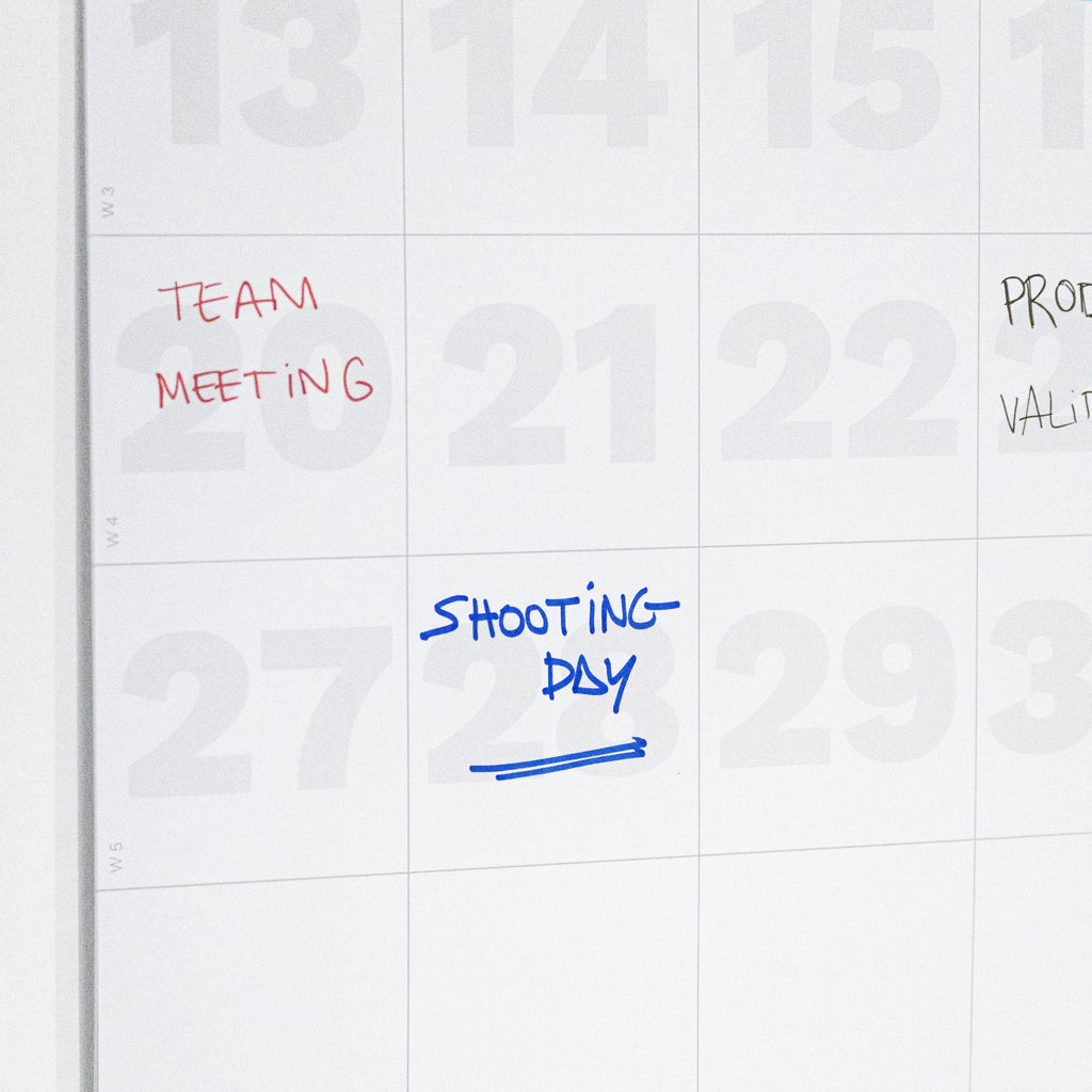 2027 Giant Wall Planner or Calendar by Octàgon Design. Planning session.