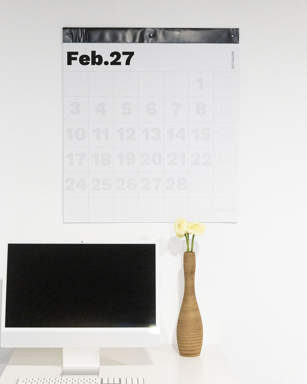 2027 Giant Wall Planner or Calendar by Octàgon Design. Office atmosphere.