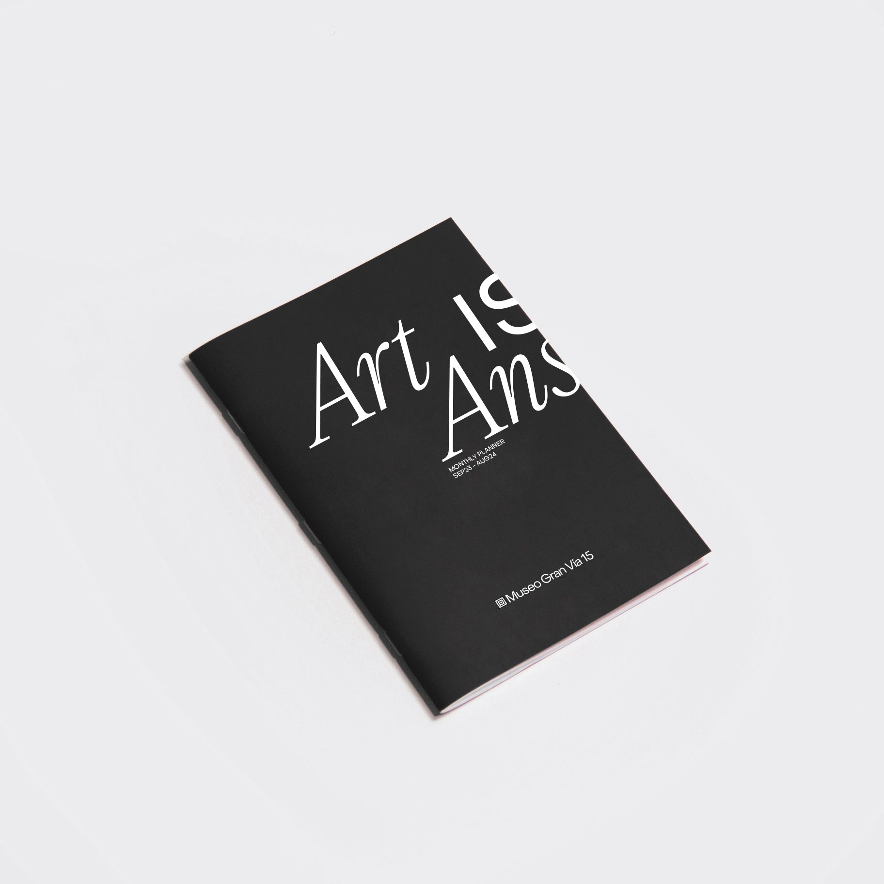 LIGHT - Black Notebook 13,5x20 cm (80 pages) · Dotted · Black