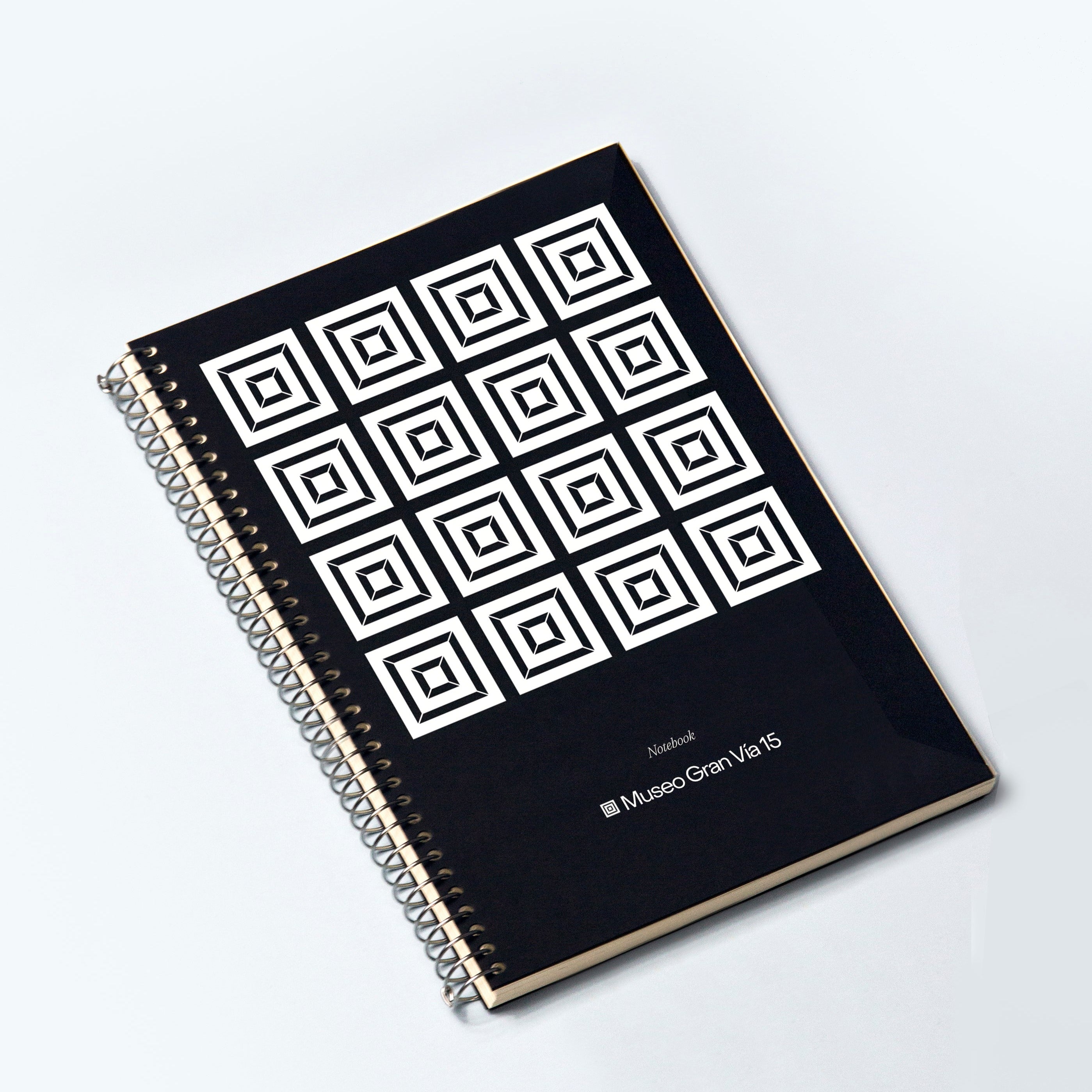 CUSTOM · Spiral notebook · Black · 144 pages · A4