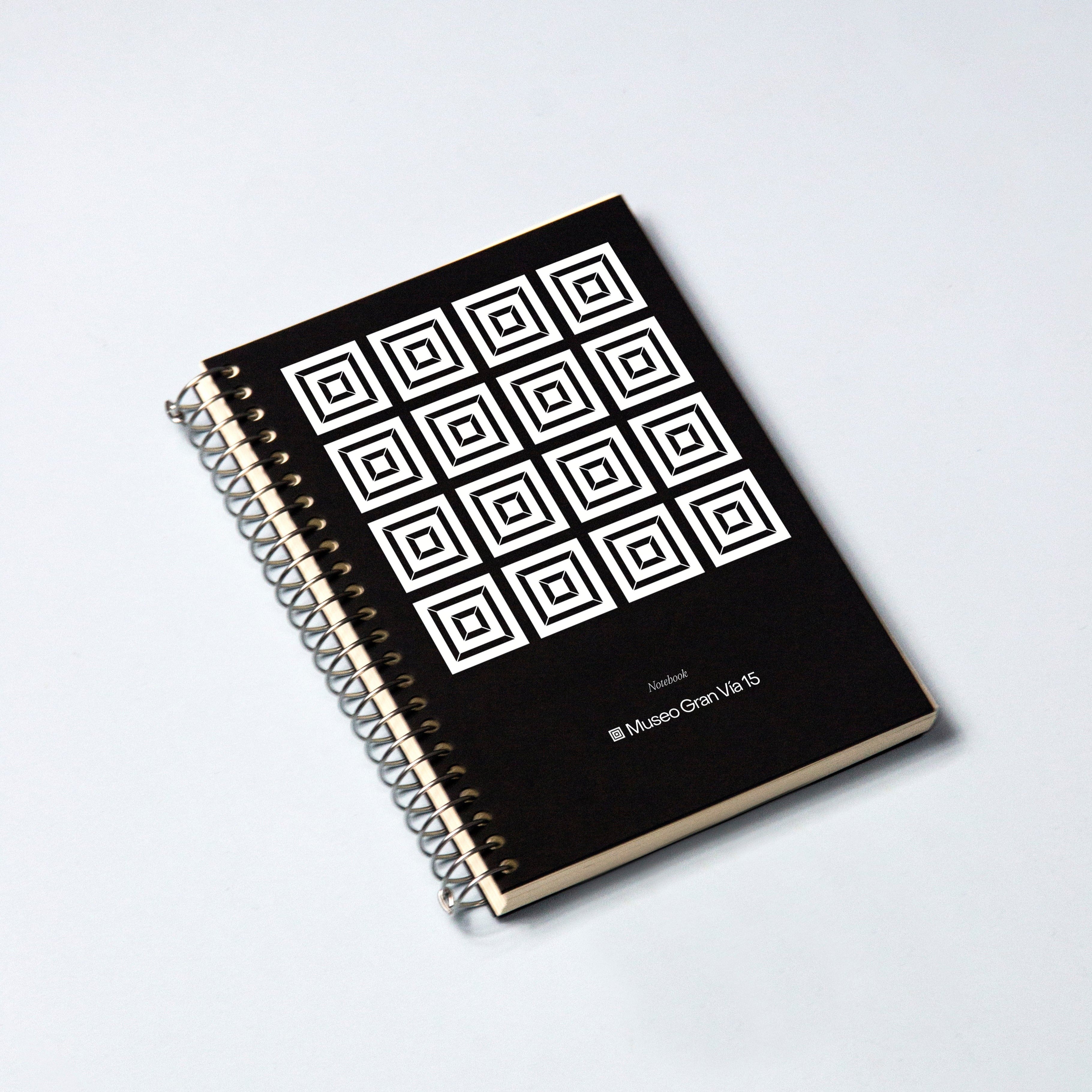 CUSTOM · Spiral notebook · Black · 144 pages · Similar A5