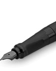 KA PERK ALL - PERKEO Fountain Pen All Black | Kaweco | Black fountain pen details | OCTÀGON DESIGN