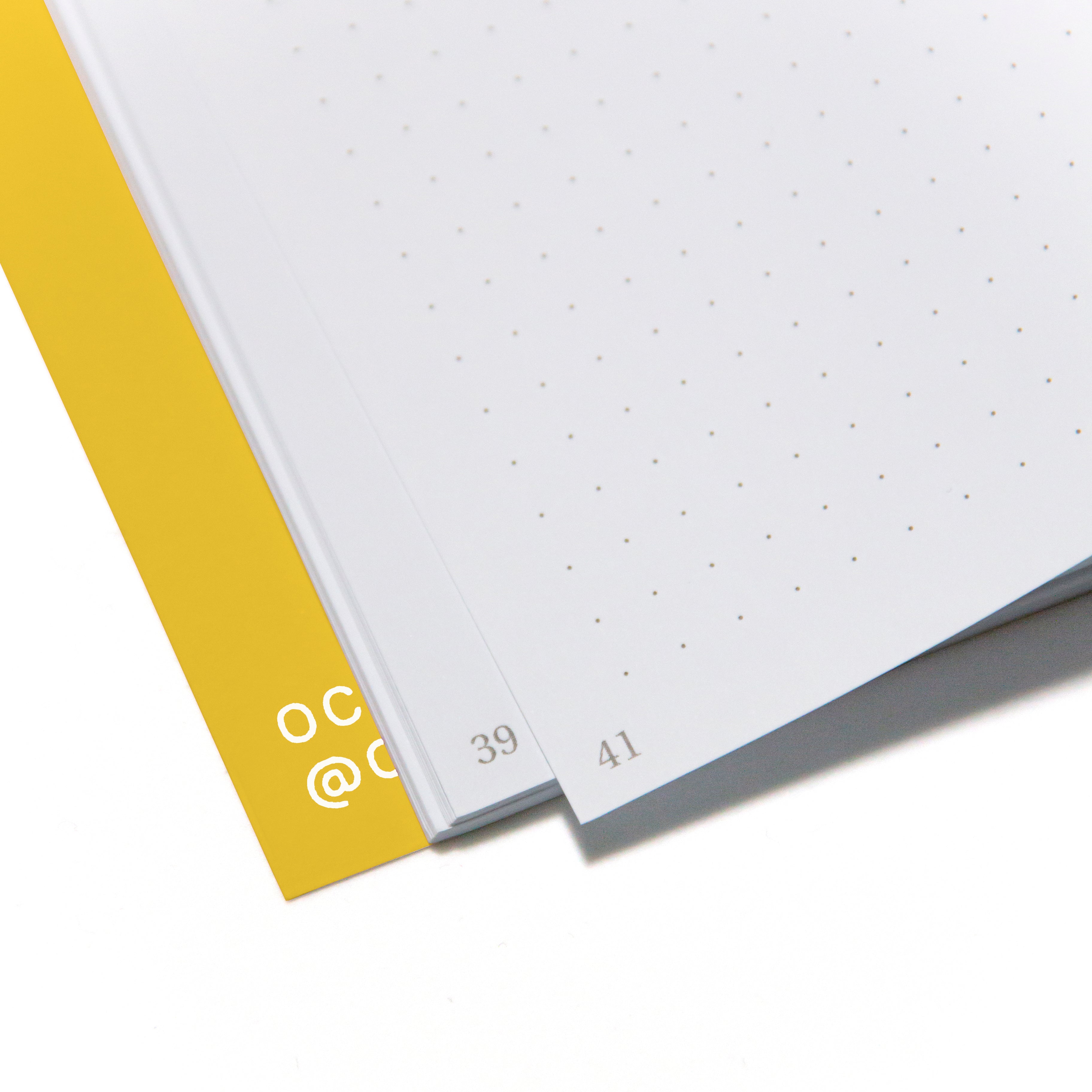 OCTÀGON DESIGN | Answers Notebook | Notebook details, dotted paper