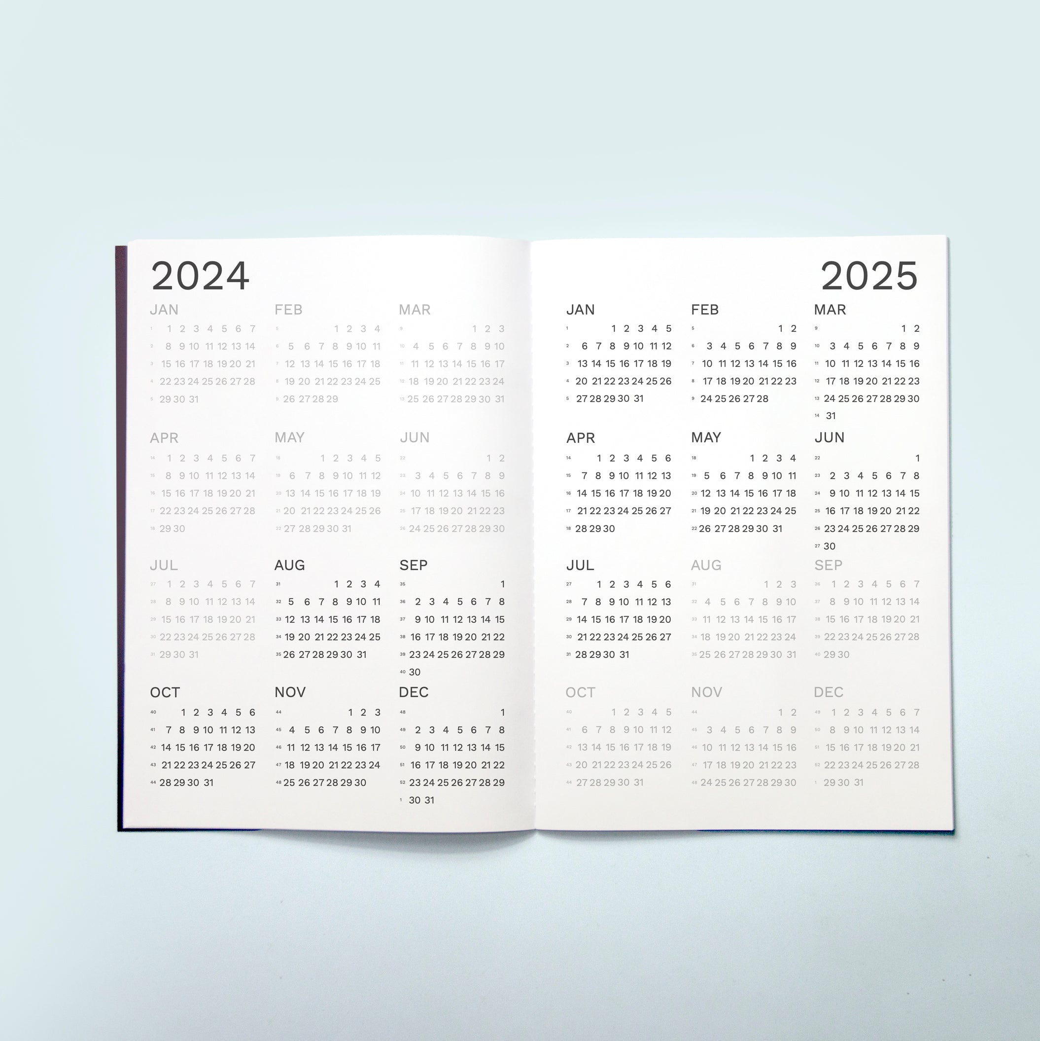 2024/2025 Big Monthly Planner Plus | Best project planning tool | A4 size | Thread-sewn binding |Cocoa Brown Color - 2024 and 2025 Calendars