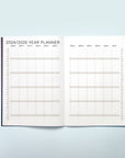 2024/2025 Big Monthly Planner Plus | Best project planning tool | A4 size | Thread-sewn binding |Cocoa Brown Color - Year Planner