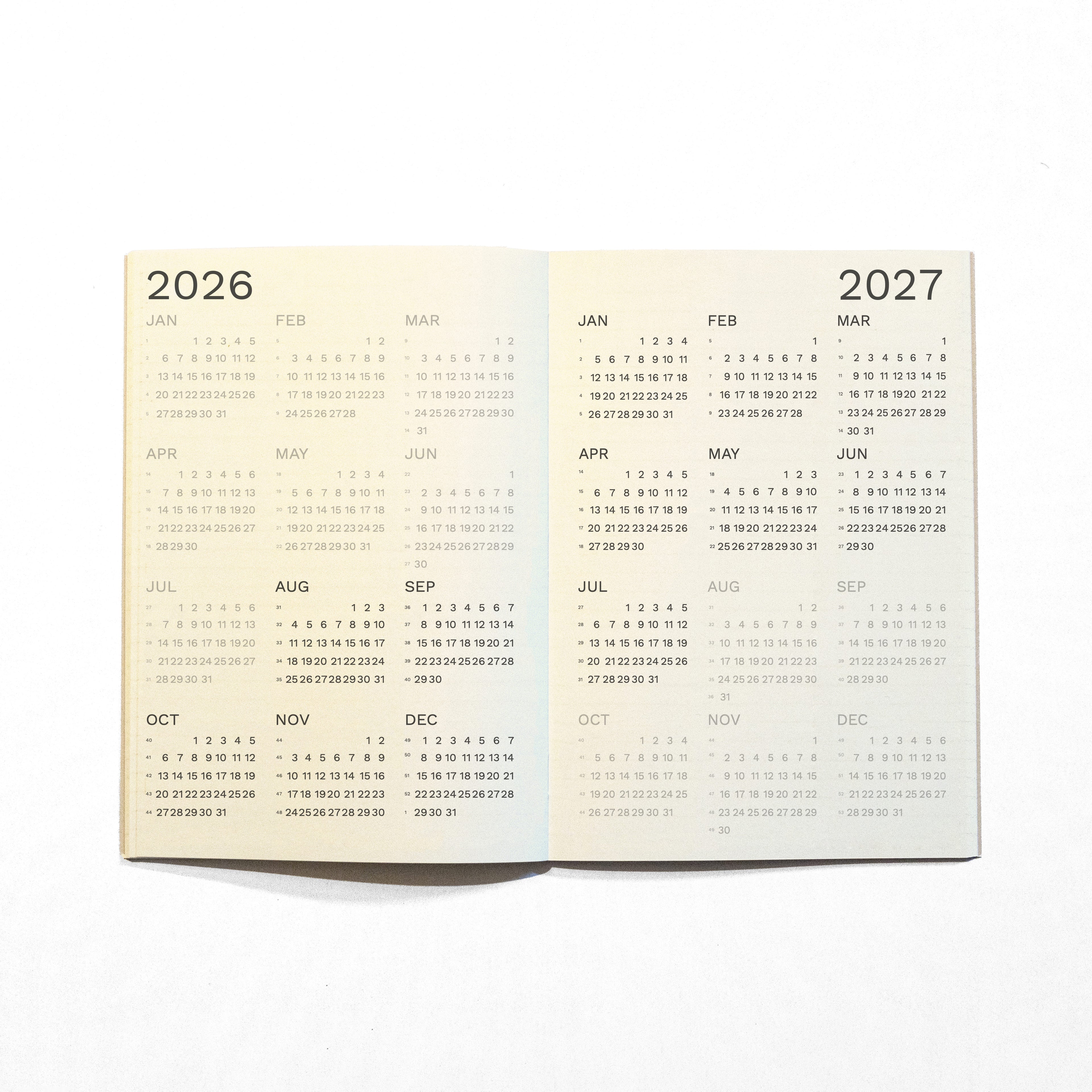 2026-2027 Big Monthly Planner PLUS · A4 size · Camel color