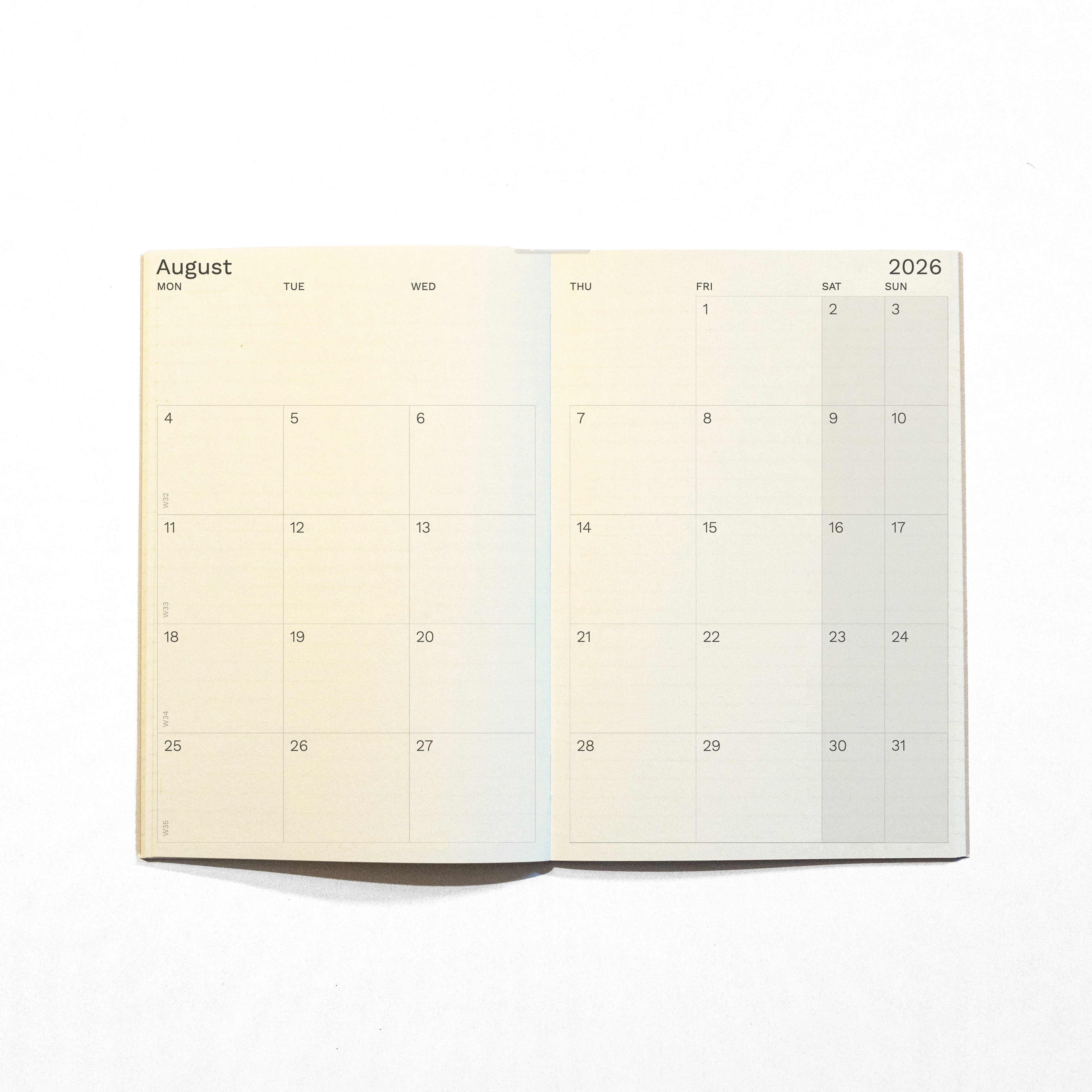 Iconic Octàgon Design Monthly Planner PLUS version. Academic year. 2026-2027