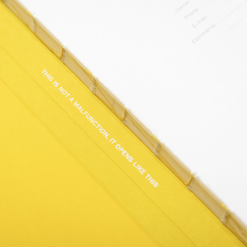 2025/2026 Weekly Planner, binding detail