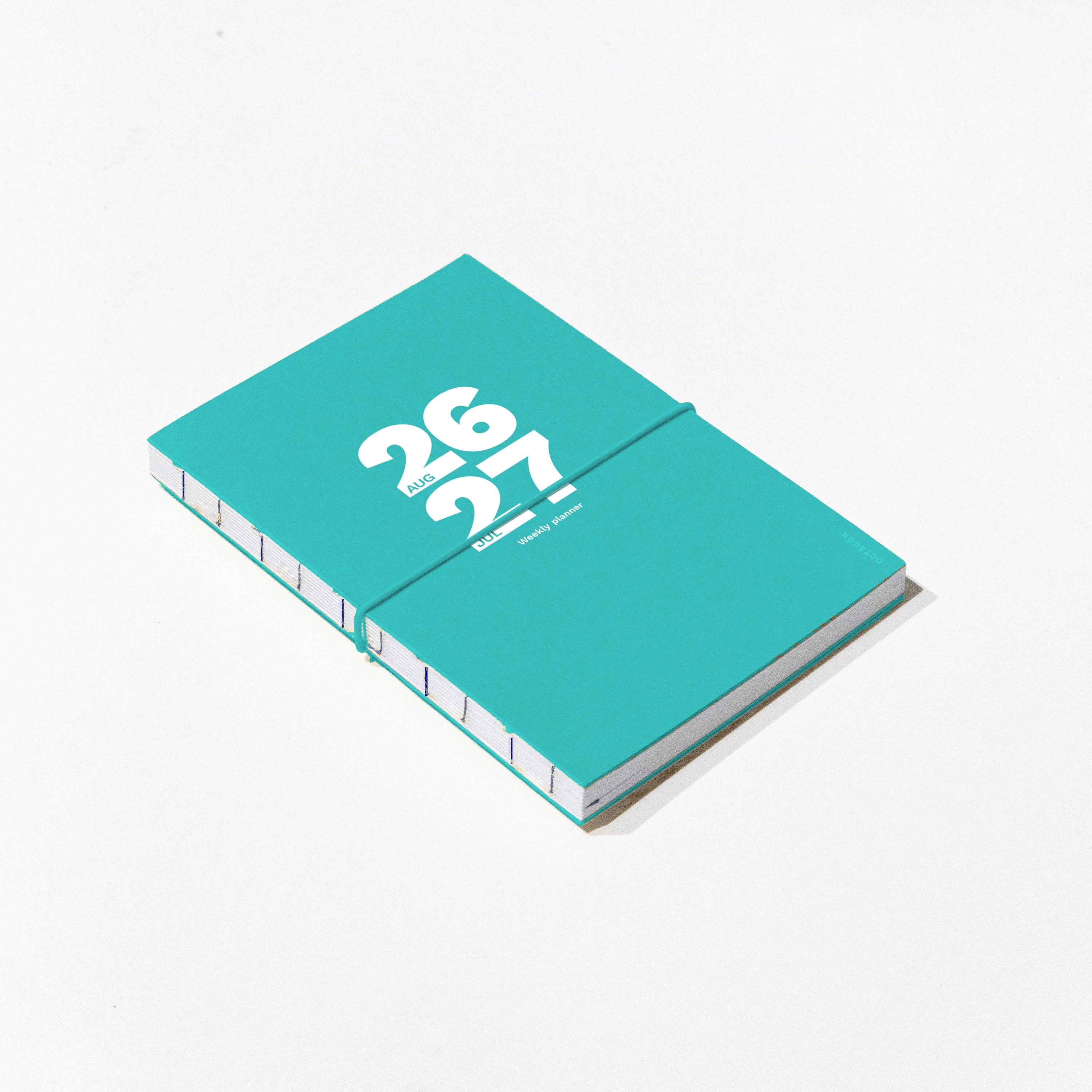 2026-2027 Weekly Planner · Planificador semanal · Tamaño similar A5 · Exposed Spine