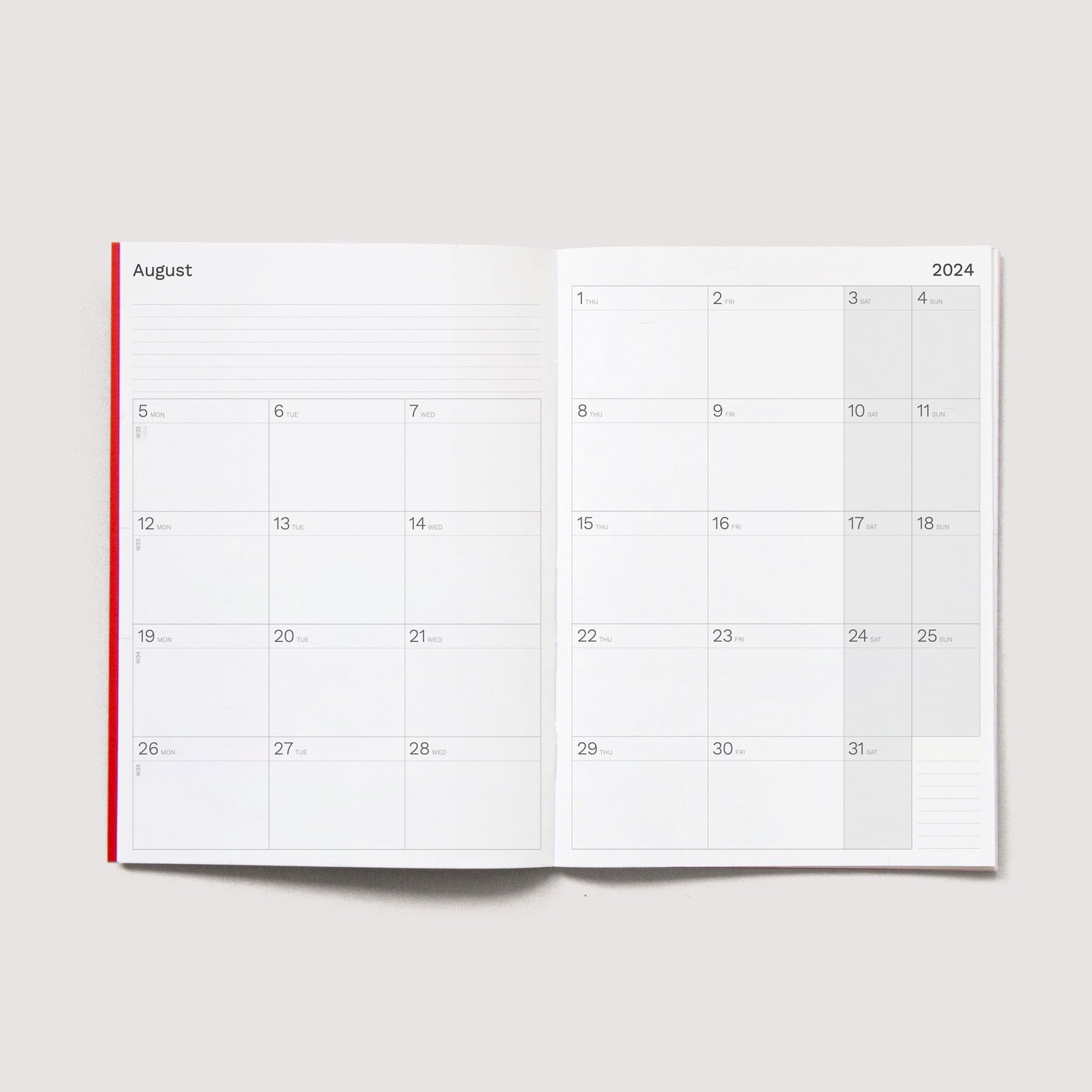 2024/2025 MONTHLY PLANNER A4 size | OCTAGON DESIGN | Monthly Template