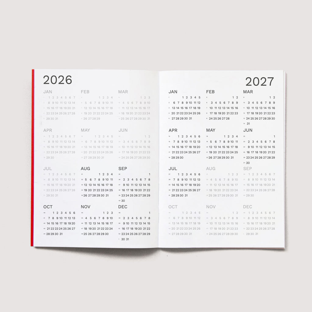 Iconic Octàgon Design planner, academic version. 2026-2027.  Two years.