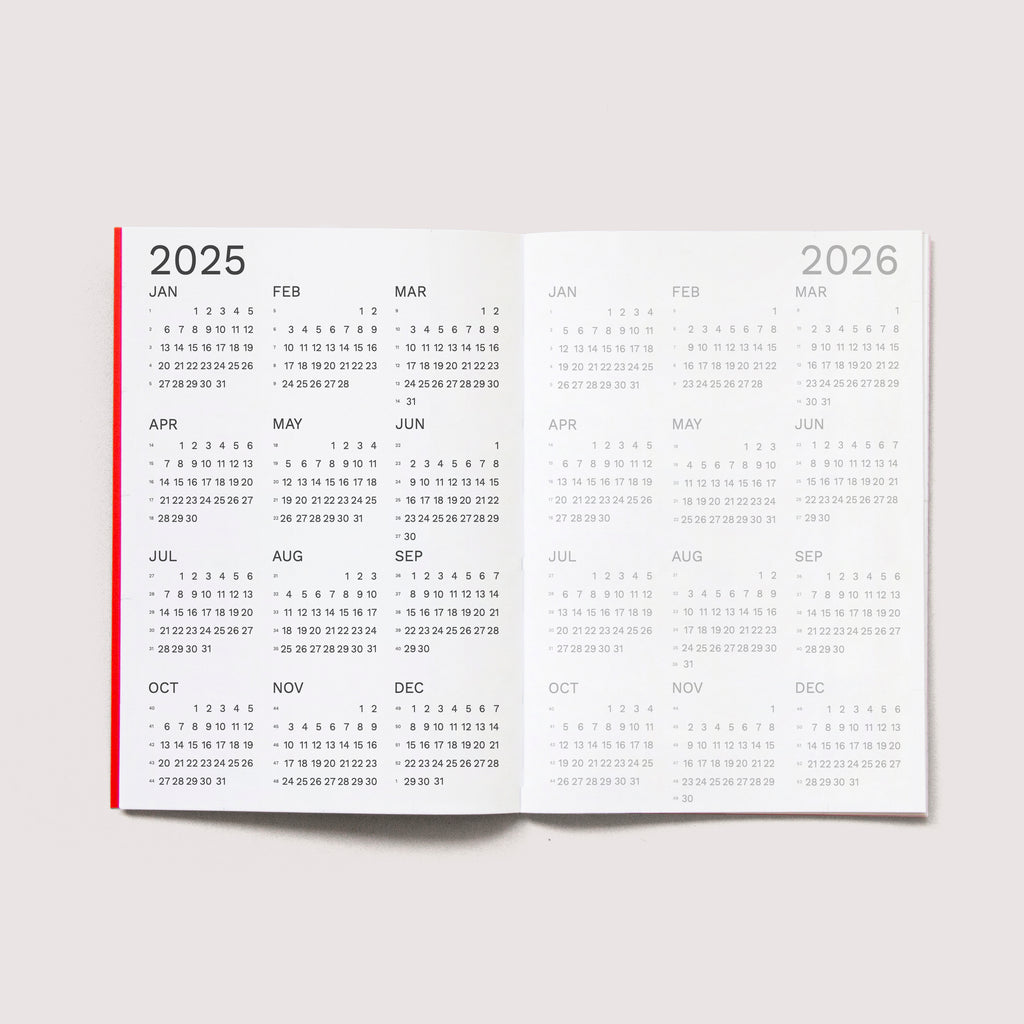Octàgon Design, 2025 Big Monthly Planner A4 Size , 2025 and 2026 calendars