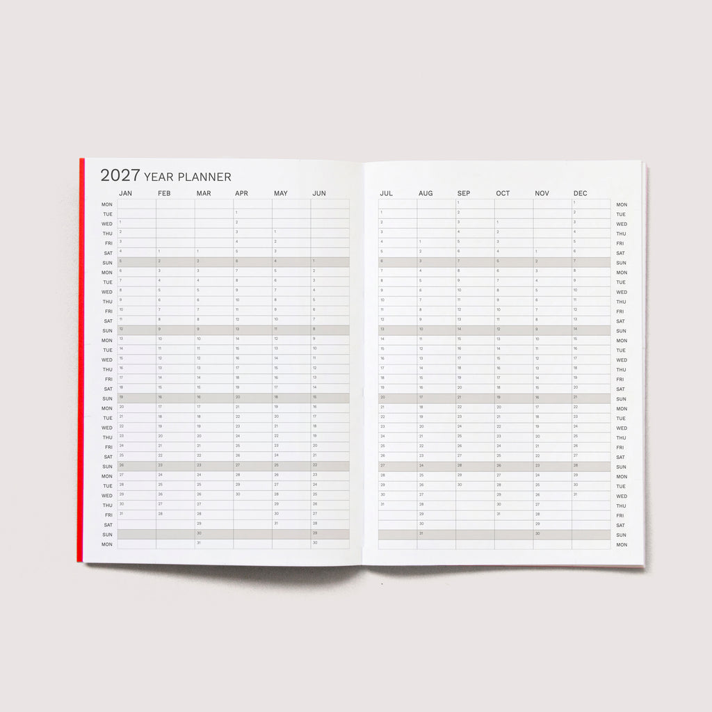 Octàgon Design 2027 Big Monthly Planner, the iconic planner. Year Planner.