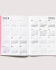2024/2025 MONTHLY PLANNER similar A5 size OCTAGON DESIGN | Two years page