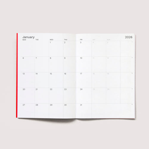 2026 Iconic Small Monthly Planner from Octagon Design