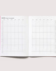 Octàgon Design, 2025 Mini Monthly Planner A6 Size , year planner