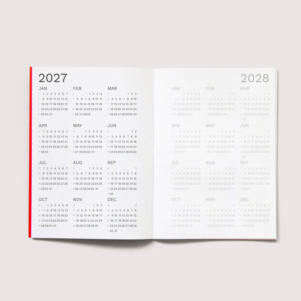Octàgon Design Mini Monthly Planner. The iconic planner. 2027 and 2028 calendars.
