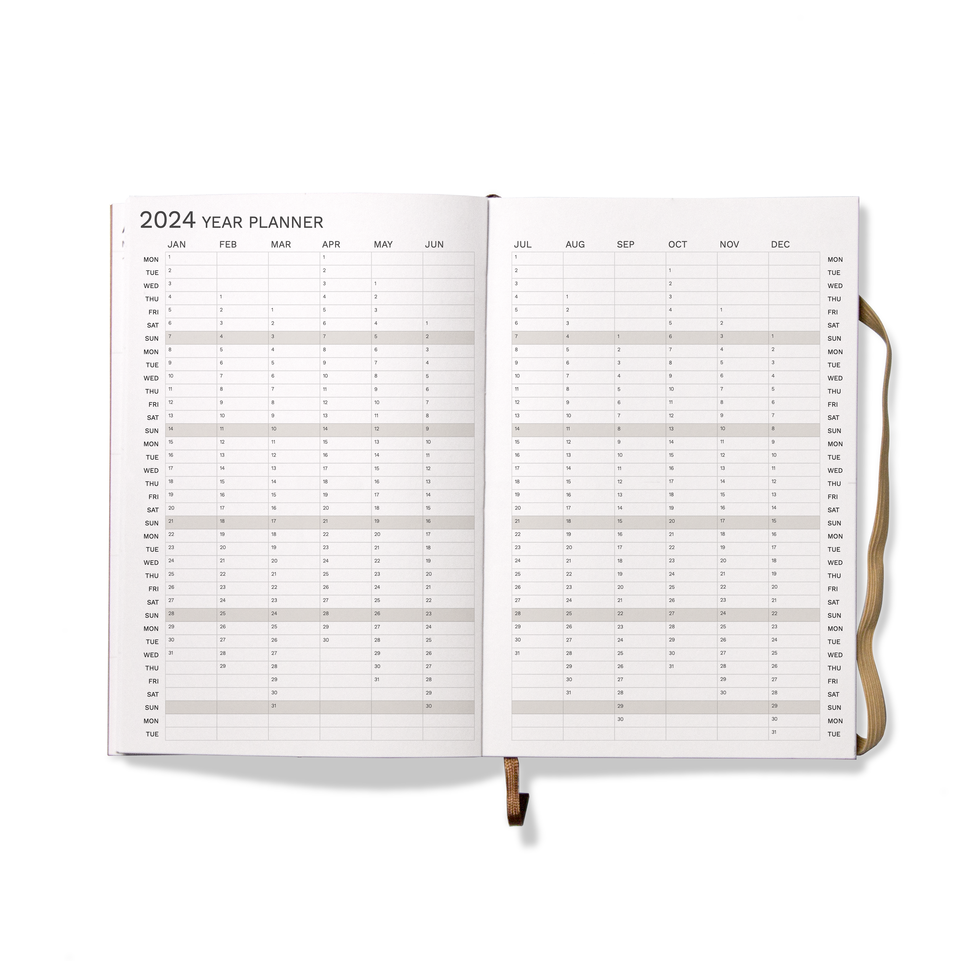 2024 Planner Student Planner A4 Agenda Large Weekly Planner Budget
