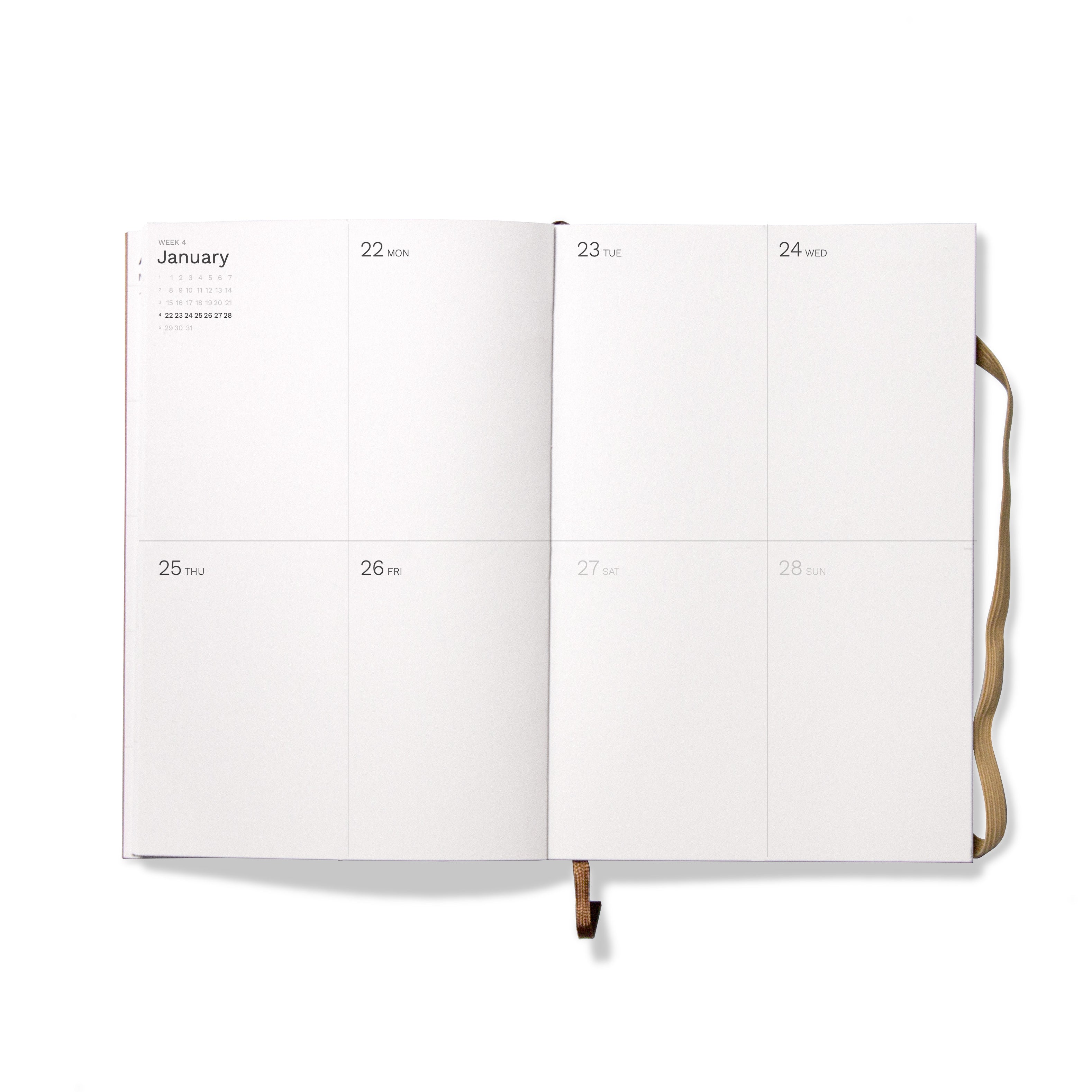 Octàgon Design 2025 Large Weekly Planner A4 size, weekly template