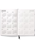 Octàgon Design 2025 Weekly Planner similar A5 size Black, 2025 and 2026 calendars