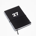2027 Weekly Planner A5 by Octàgon Design. Black color. Main cover.