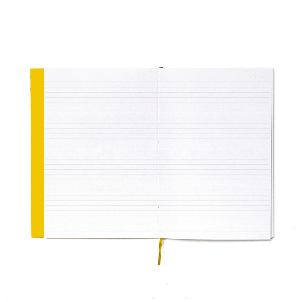 2027 Weekly Planner A5 by Octàgon Design. Indian Yellow color. Pages for notes.