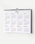 OCTÀGON DESIGN | 2024 Wall Planner A3 Size | 2024 calendar template.