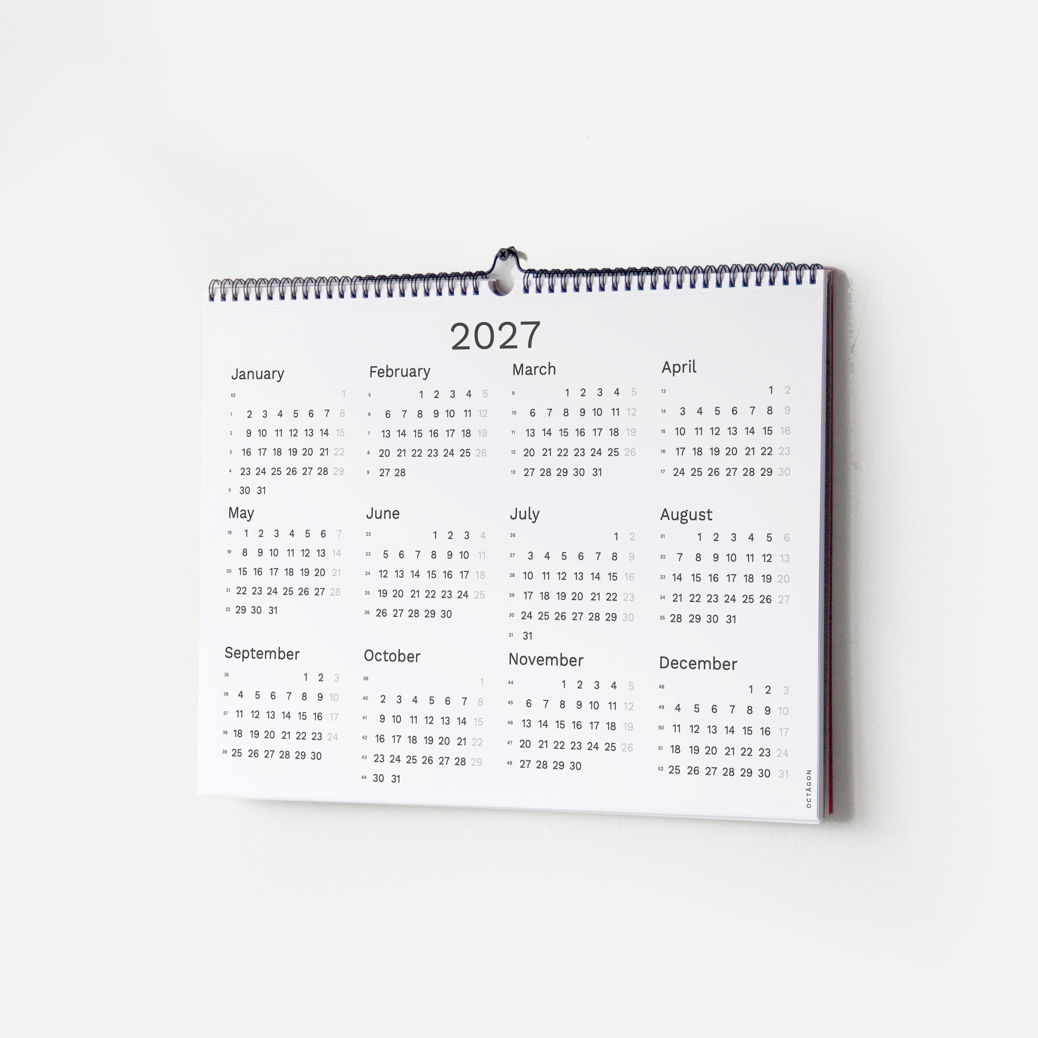 2026 planificador, calendario de pared · Diseño minimalista · El mejor ...