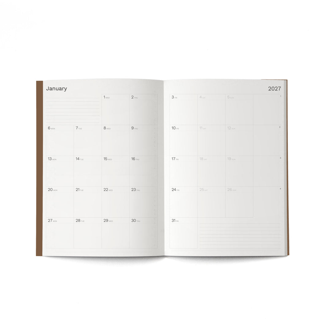 2027 Big Monthly Planner PLUS by Octàgon Design. Monthly template.