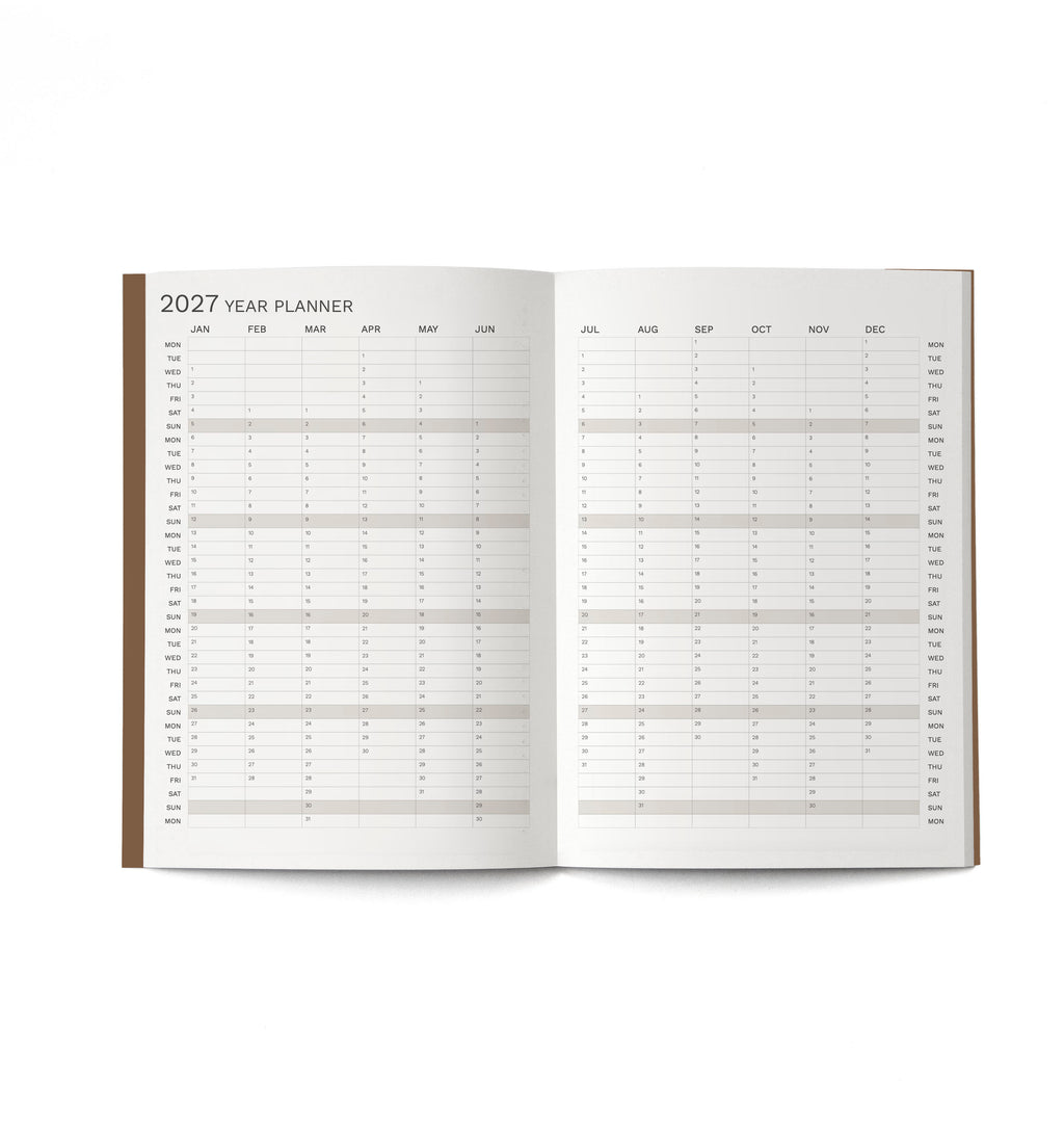 2027 Big Monthly Planner PLUS by Octàgon Design. 2027 Year Planner.