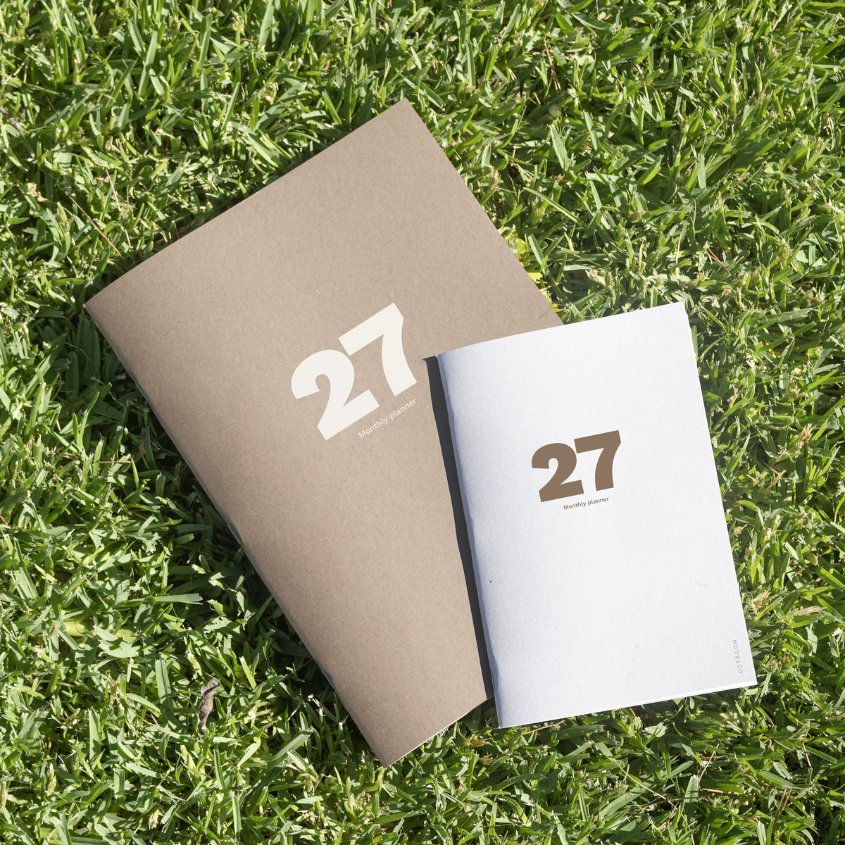 2027 Big and Small Monthly Planner PLUS by Octàgon Design. Main cover.