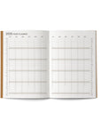 Octàgon Design, 2025 Small monthly planner plus A5 size, year plan.